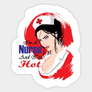 Hot Nurse Sticker